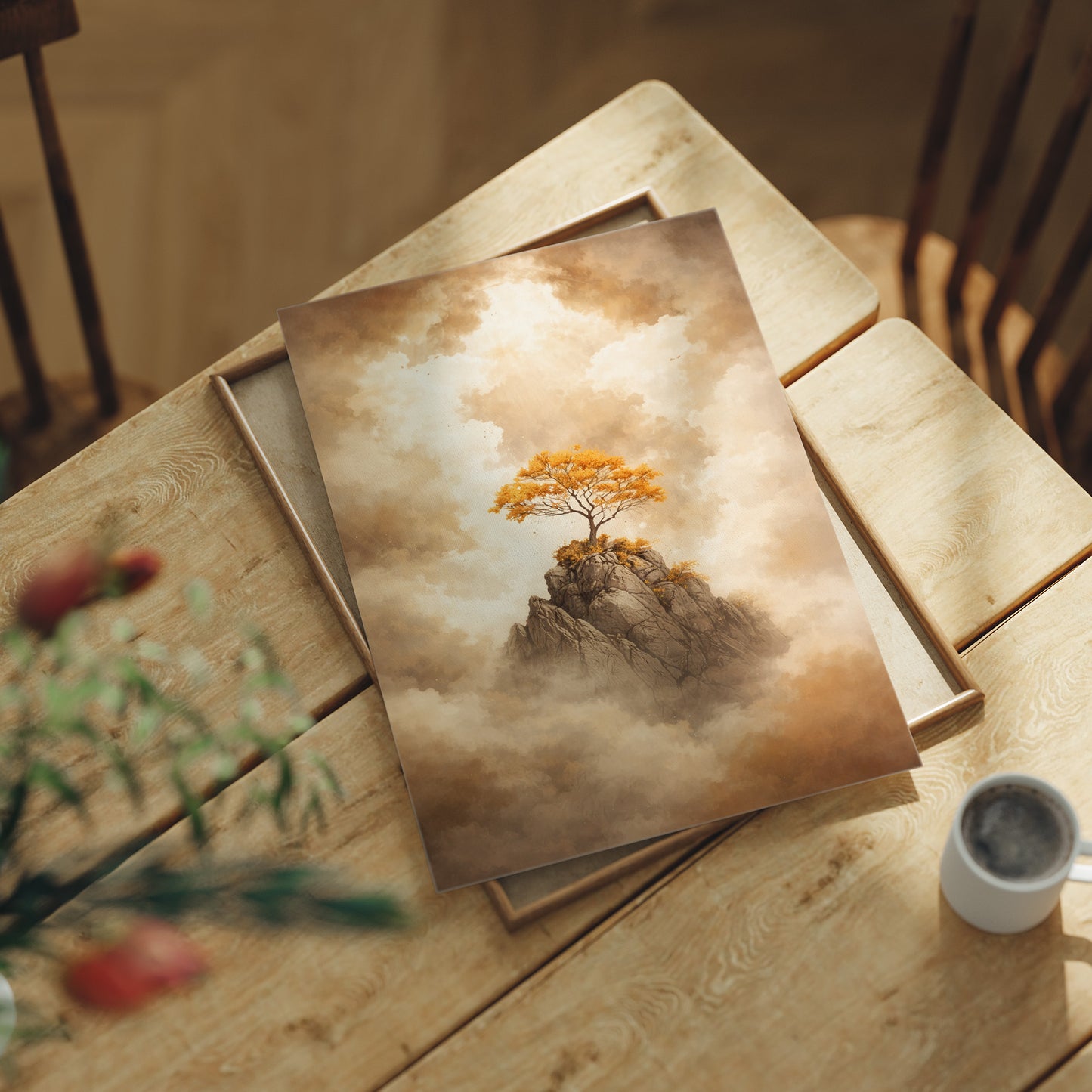 Solitary Sentinel Above Celestial Mists