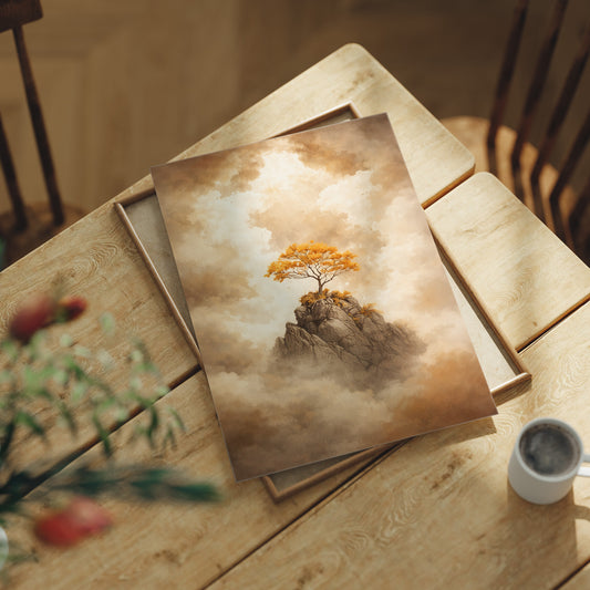 Solitary Sentinel Above Celestial Mists