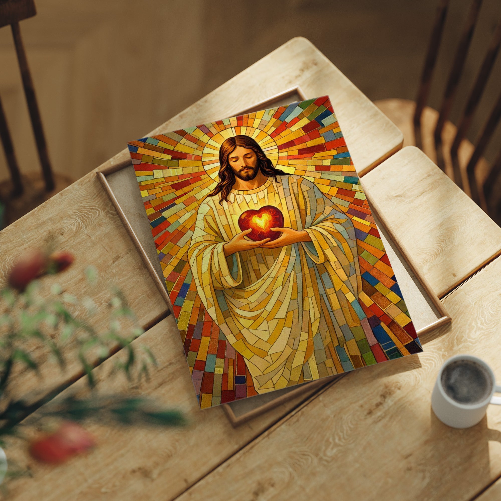 Radiant Mosaic of Divine Compassion