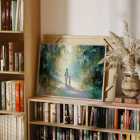 Ethereal Journey Through Luminous Forest