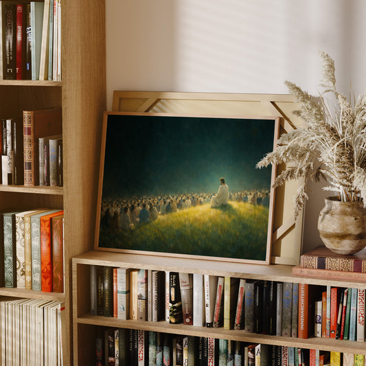 Golden Hillside Gathering at Dusk