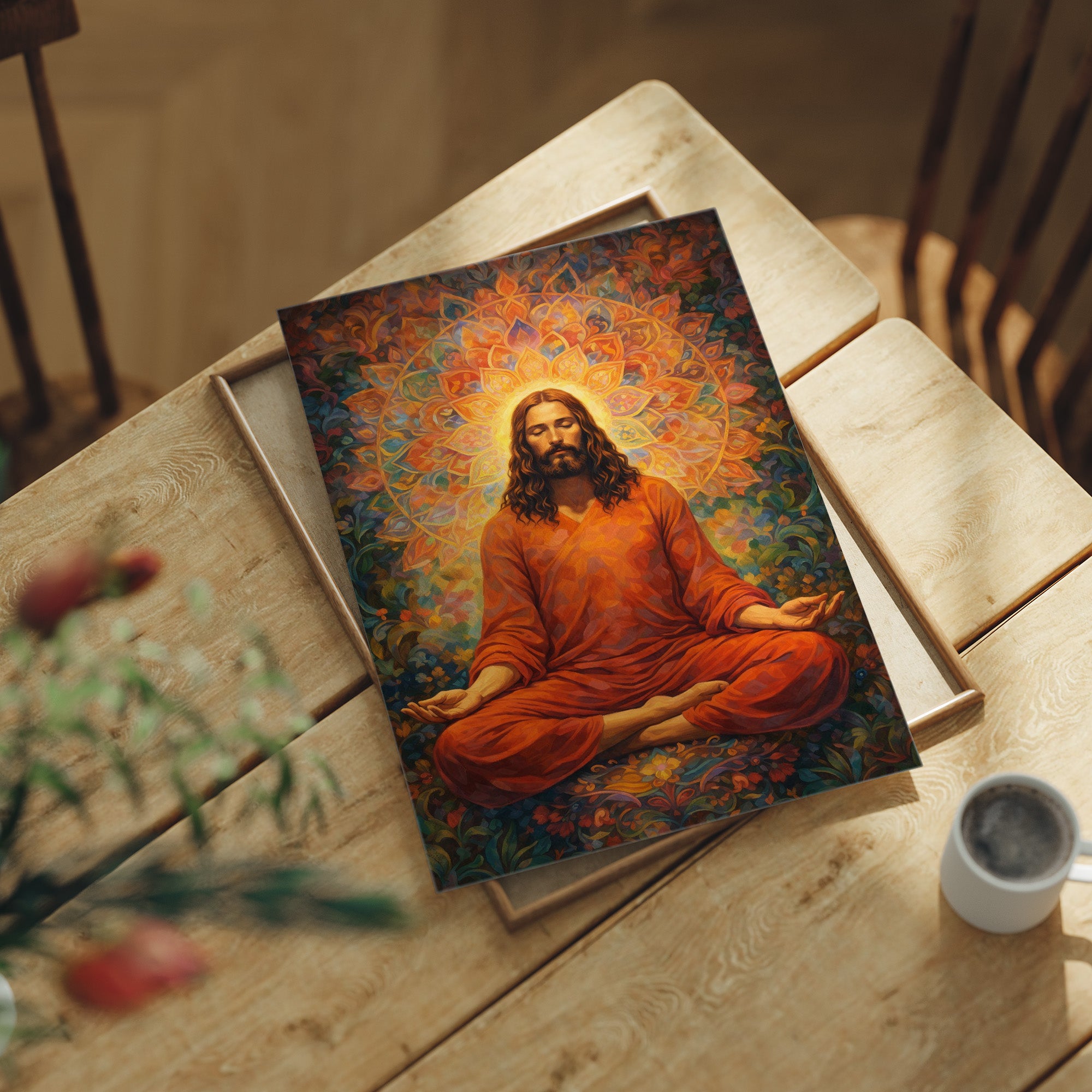 Divine Meditation Within Sacred Mandalas