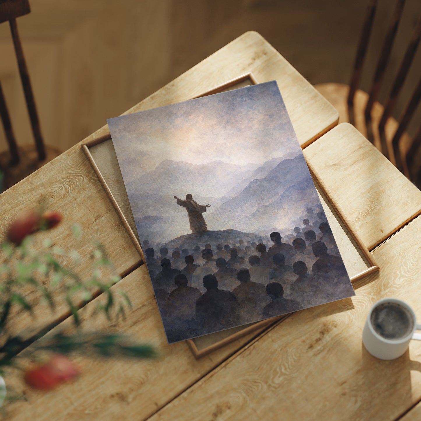 Ethereal Sermon Among Mountain Mists