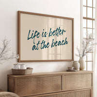 Coastal Wisdom in Brushed Teal