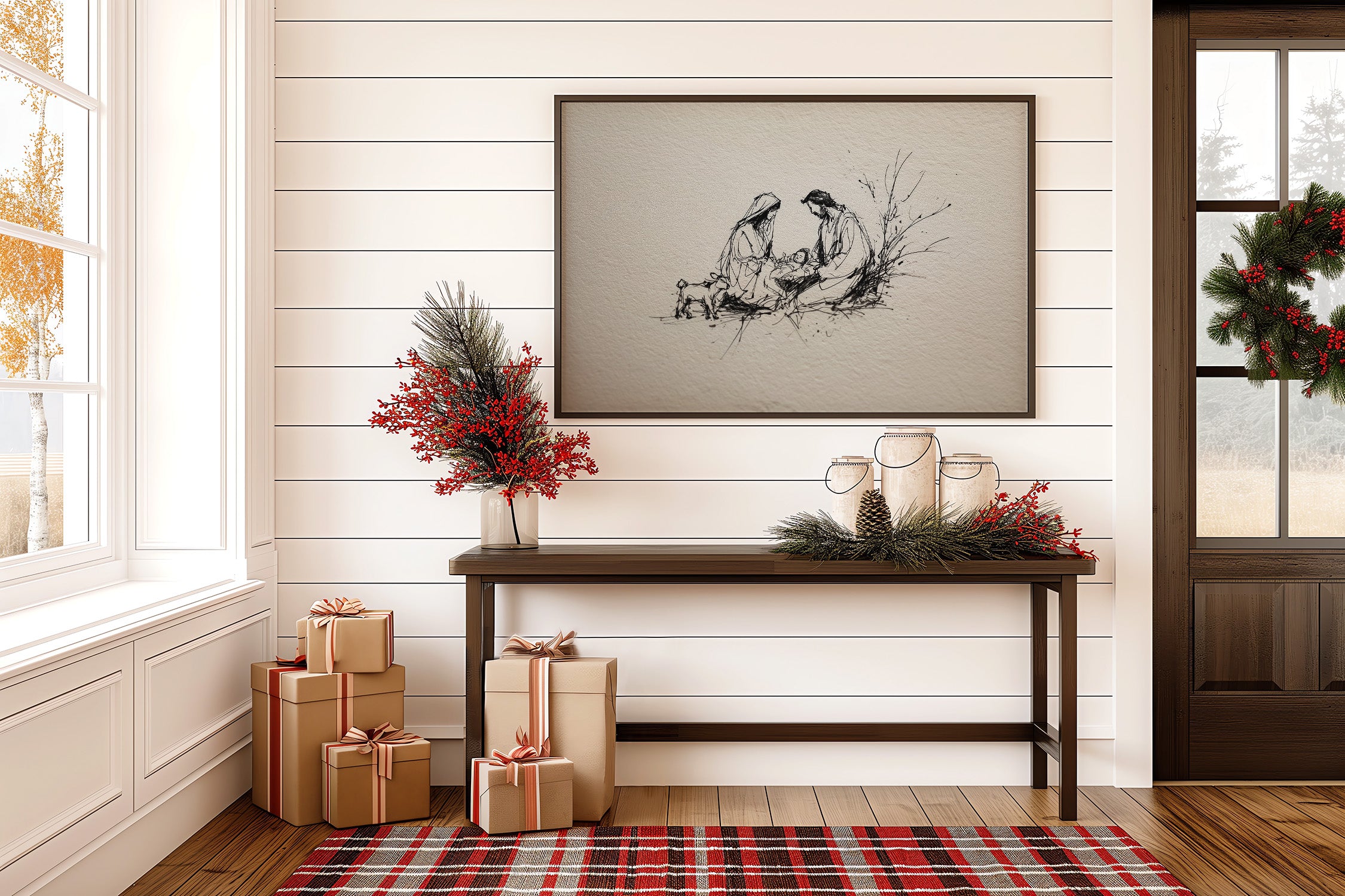 Tender Stillness at the Manger