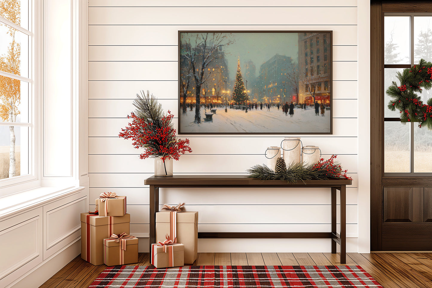 Yuletide Glow Through Winter's Cheer