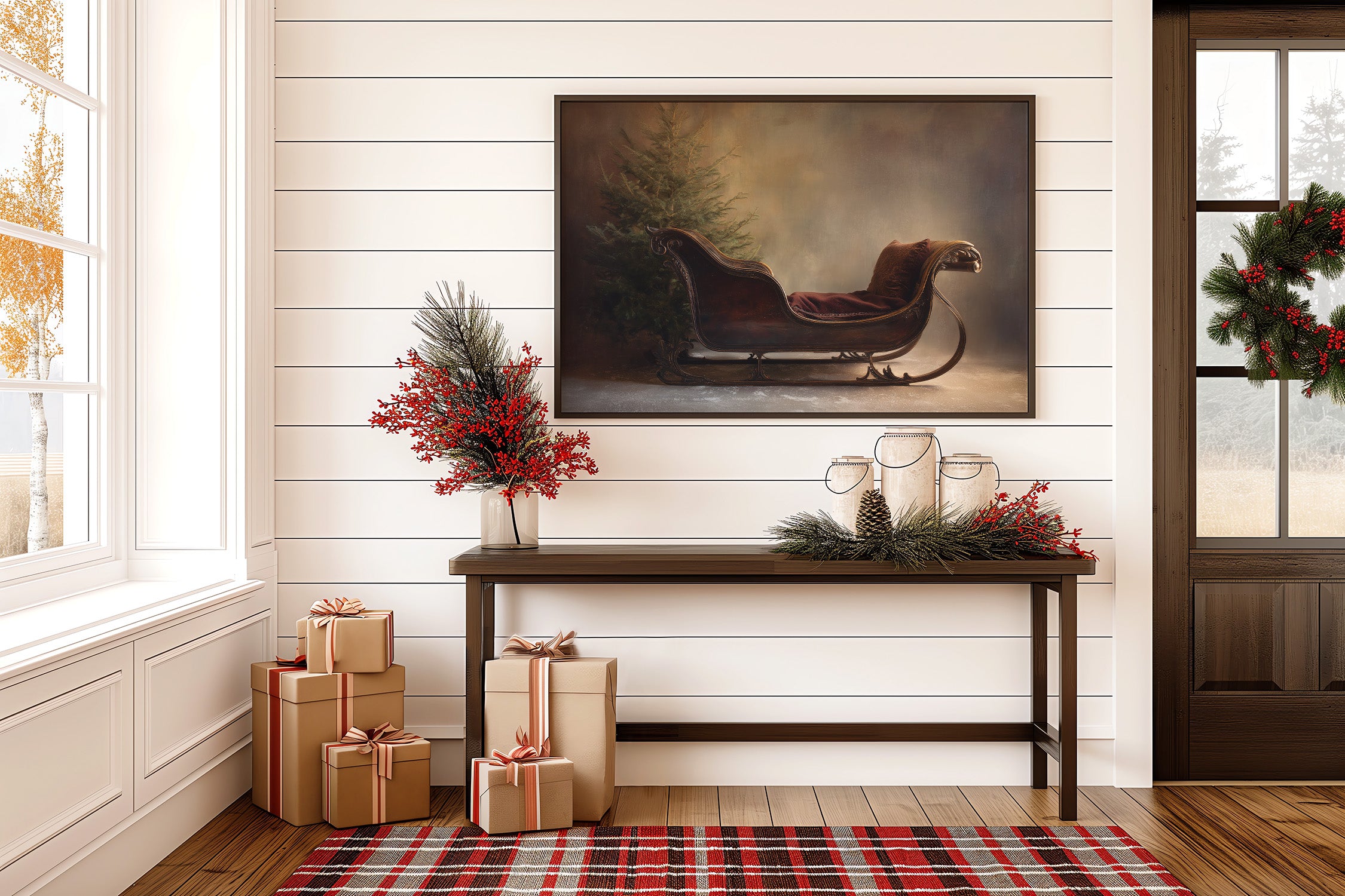 Yuletide Chariot Awaits December's Call