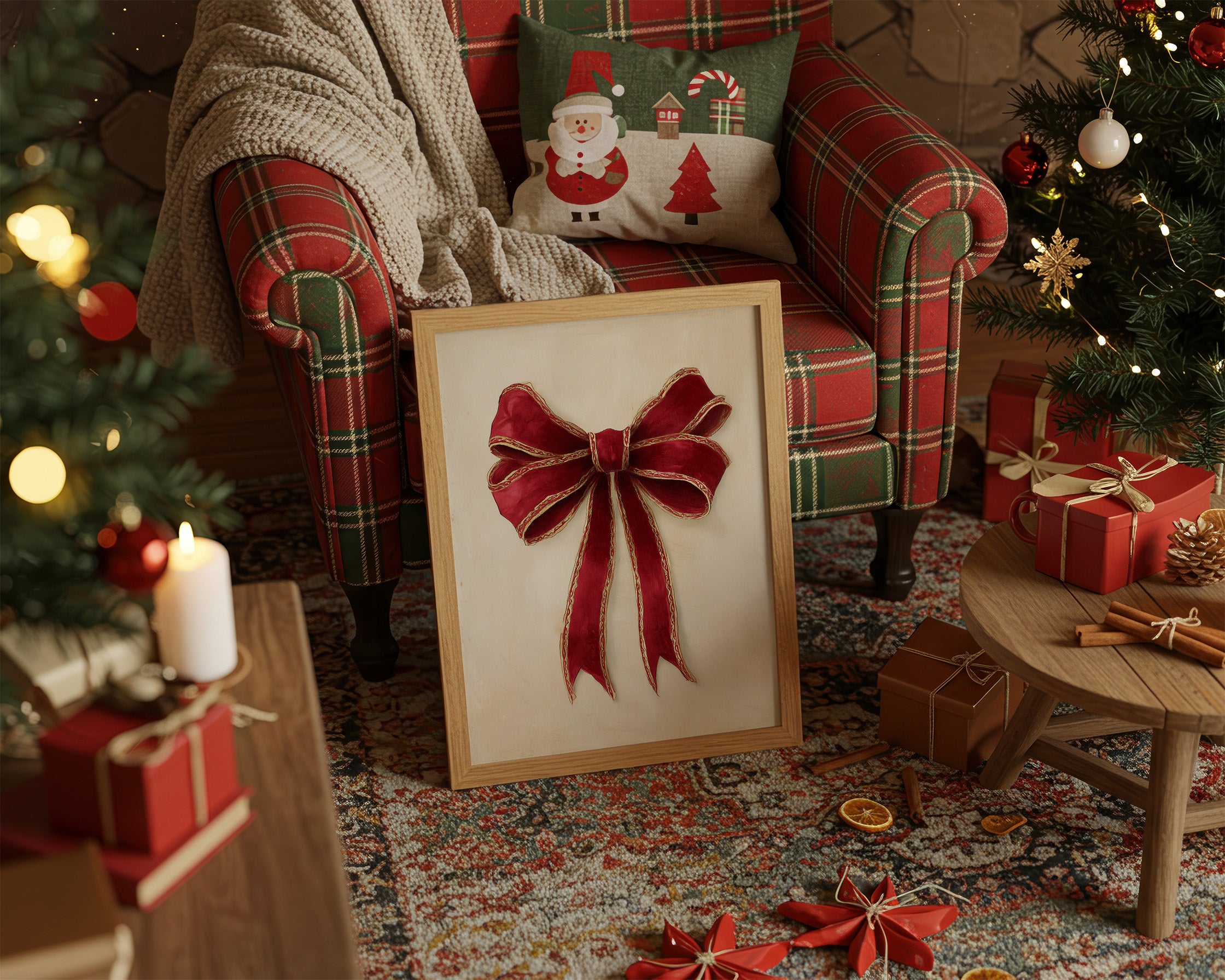 Crimson Elegance: The Gift Unwrapped