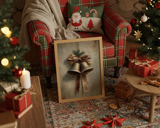 Yuletide Harmony: Silver Bells and Pine