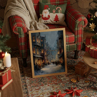 Winter's Embrace: An Old Town Reverie