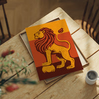 Regal Guardian in Amber Sunset