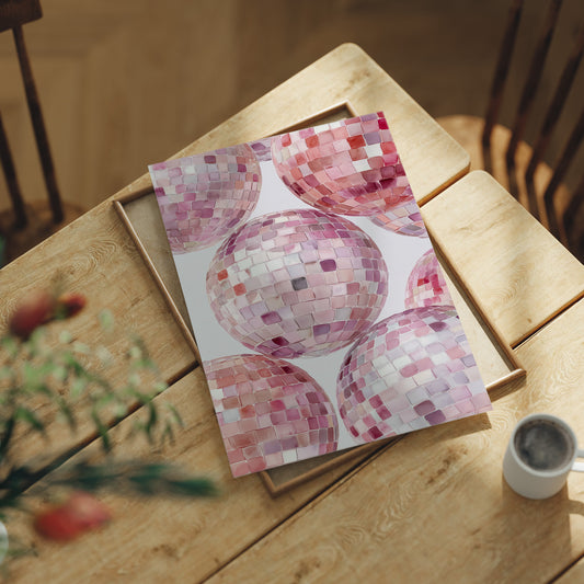 Blush Ballroom: Disco Spheres in Pink