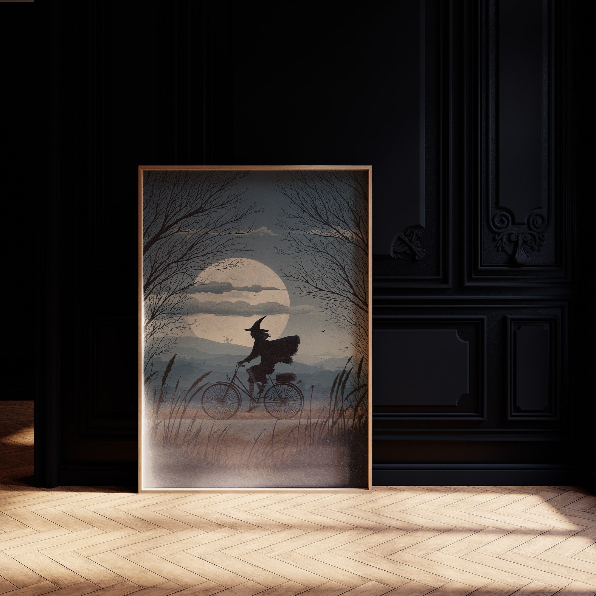 Midnight Cyclist's Mystical Journey