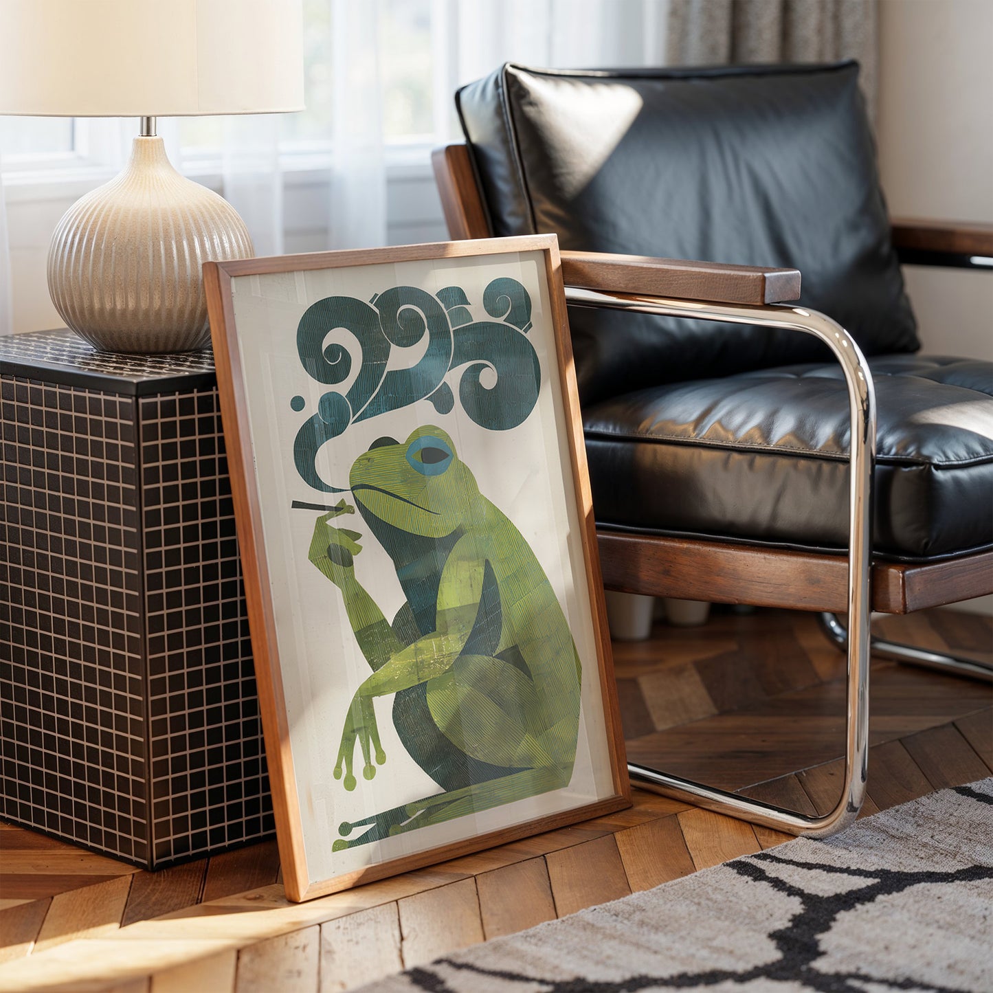 Whimsical Amphibian's Midnight Melody