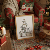 Presents Pyramid: A Festive Tower of Gifts