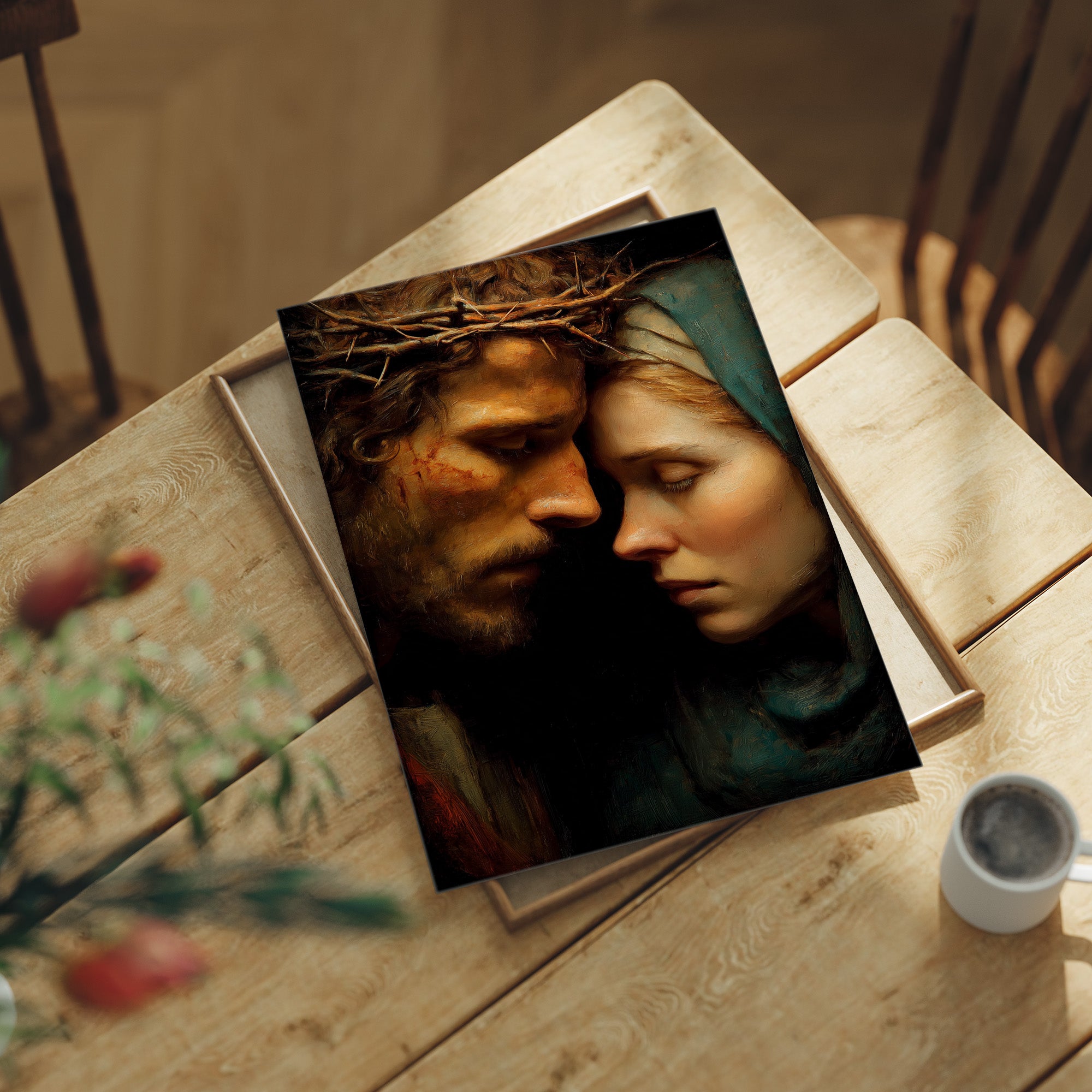 Sacred Sorrow: Intimate Moment of Compassion