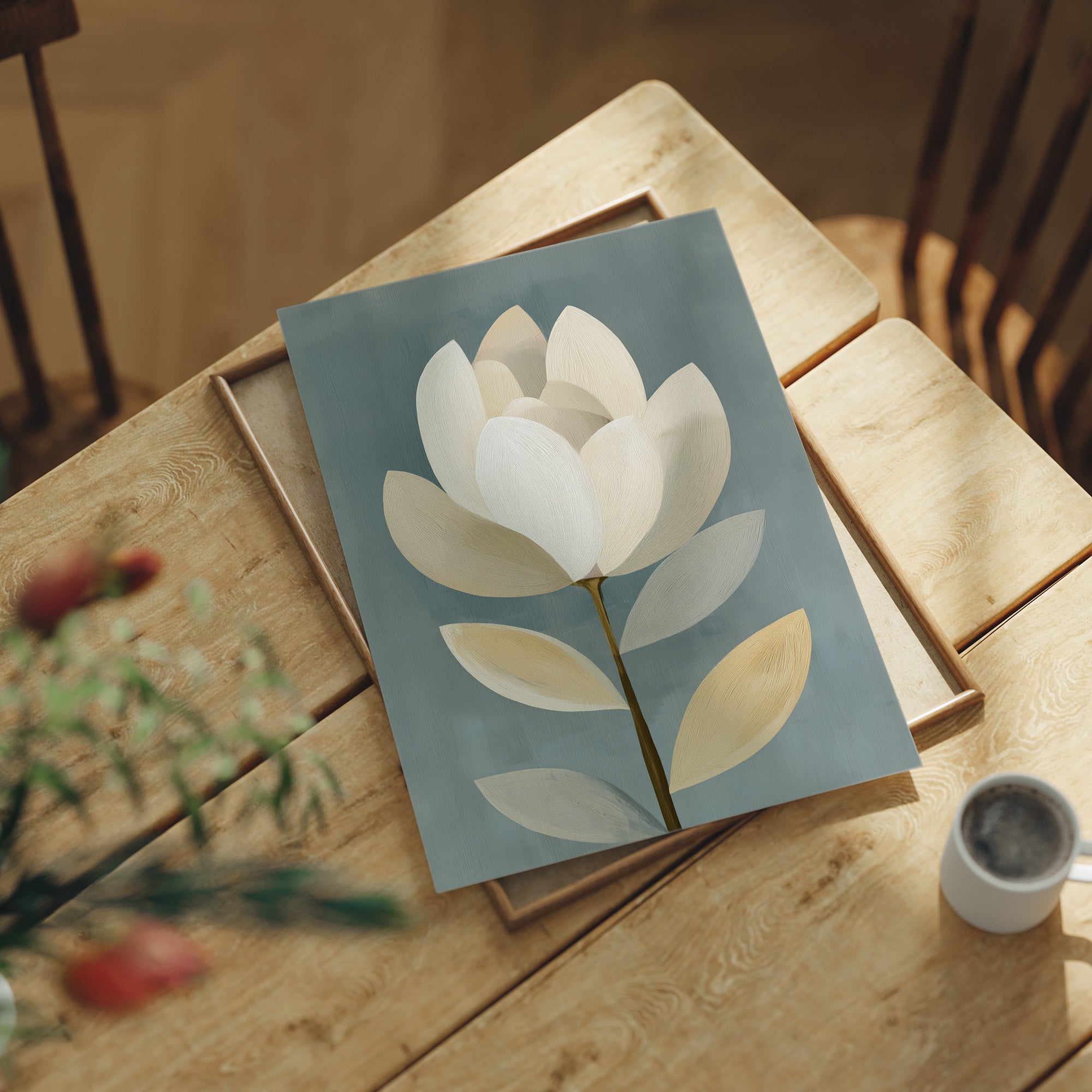 Ivory Blossom in Serene Stillness