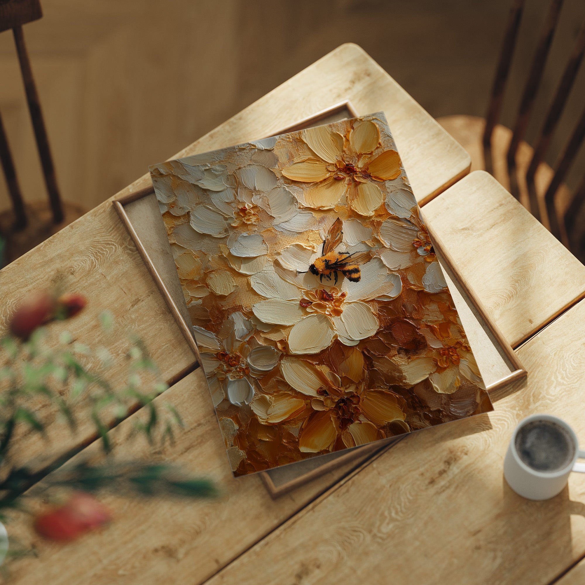 Honey Gatherer's Textured Paradise