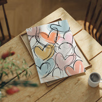 Pastel Hearts in Spontaneous Symphony