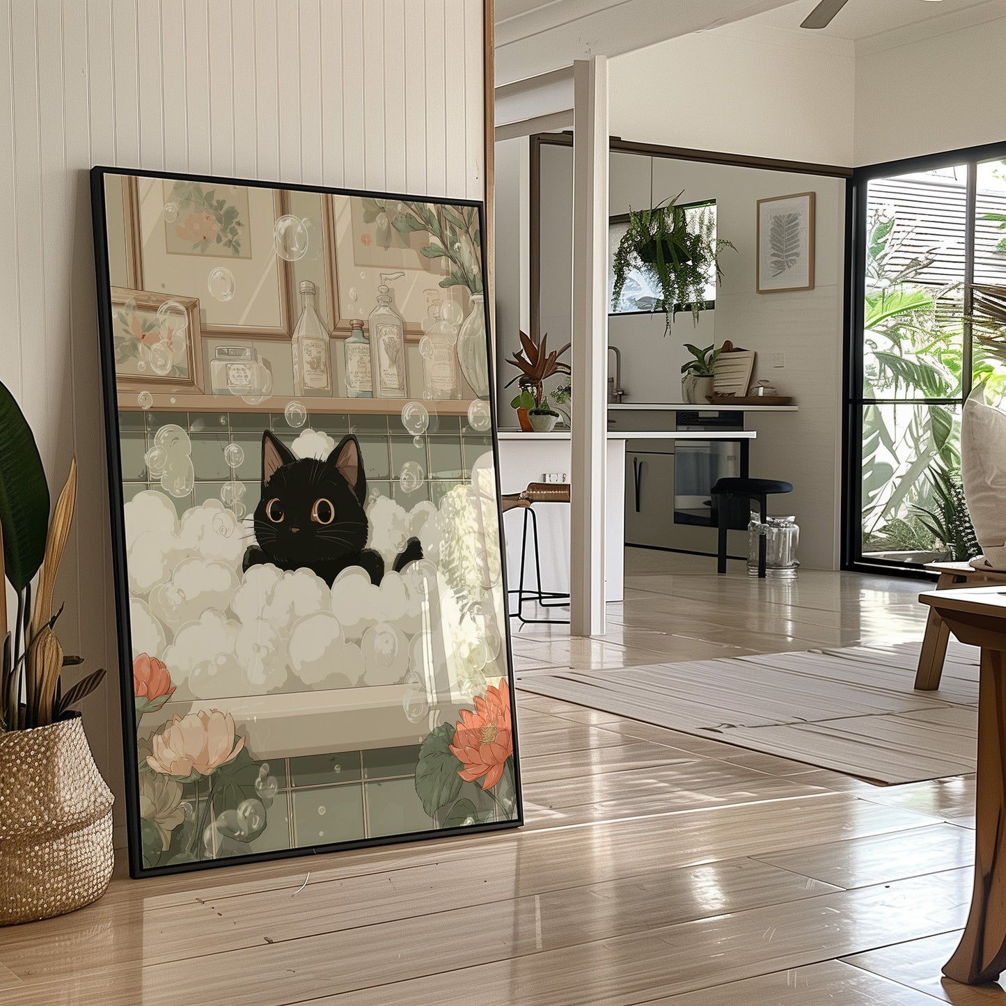 Bubble Bath Confidant: A Feline Spa Day