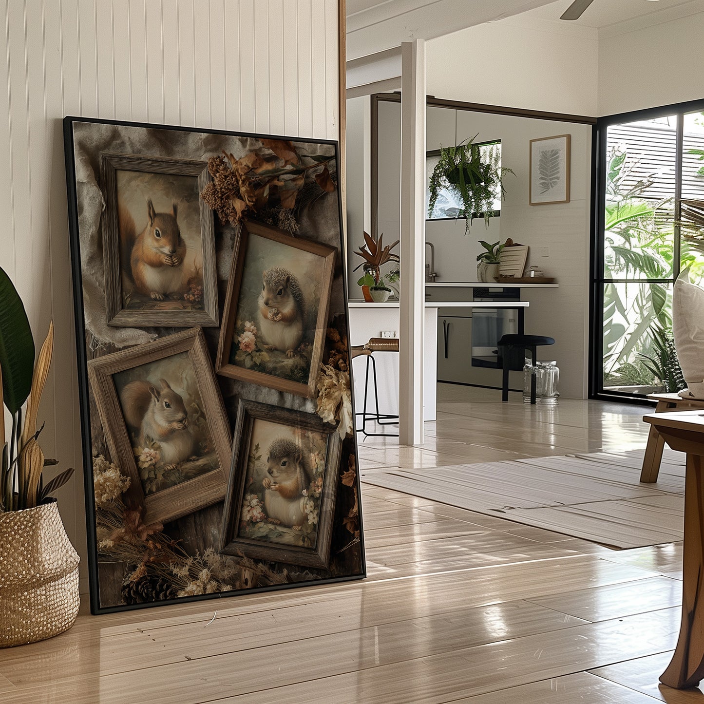 Woodland Portraits in Rustic Frames