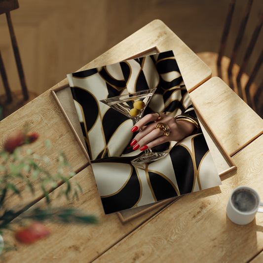 Gilded Elegance: Martini Moment