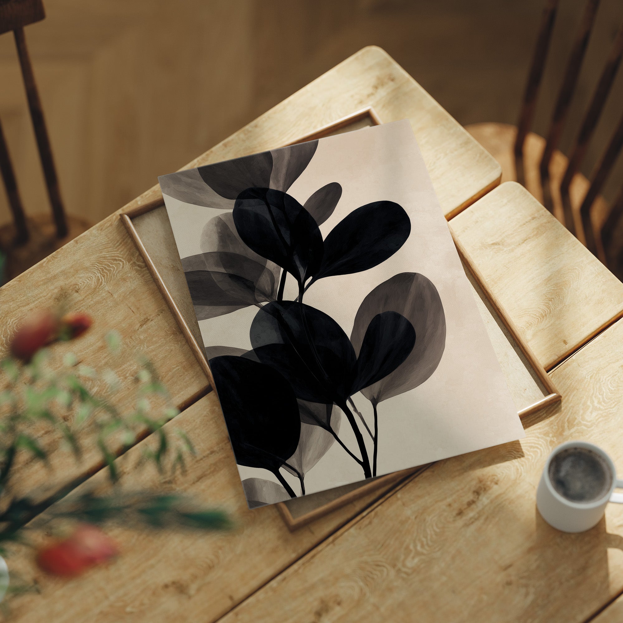 Monochromatic Foliage: Shadows and Light