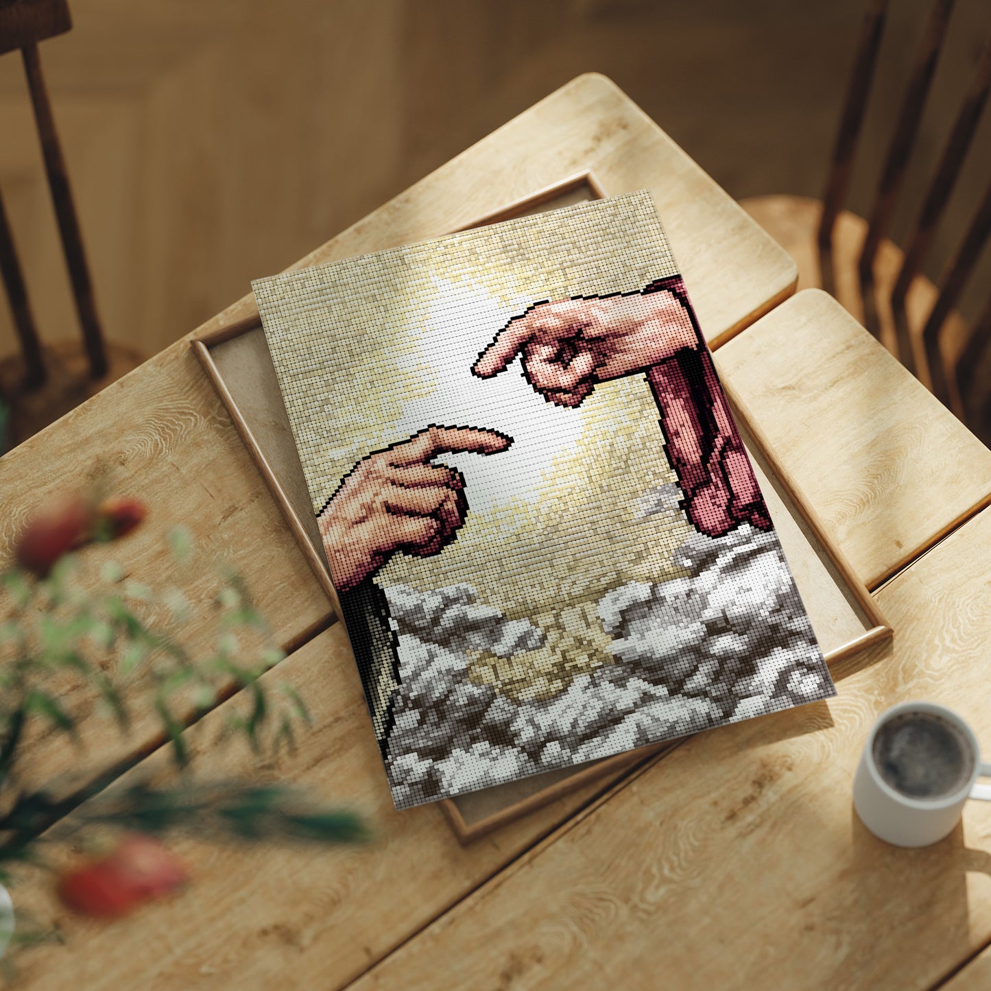 Pixelated Connection: The Digital Tapestry