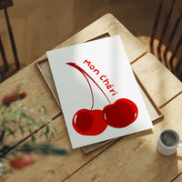 Crimson Duo: Typography in Fruit