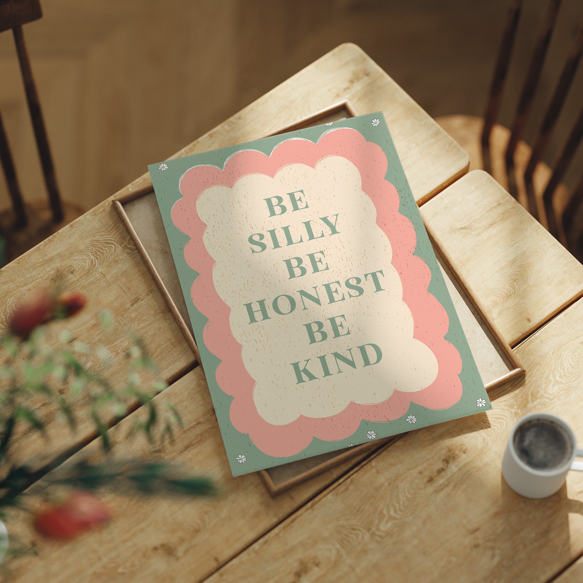 Pastel Wisdom: Life's Simple Mantra