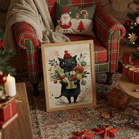 Midnight's Gift Bearer: A Festive Feline Tale