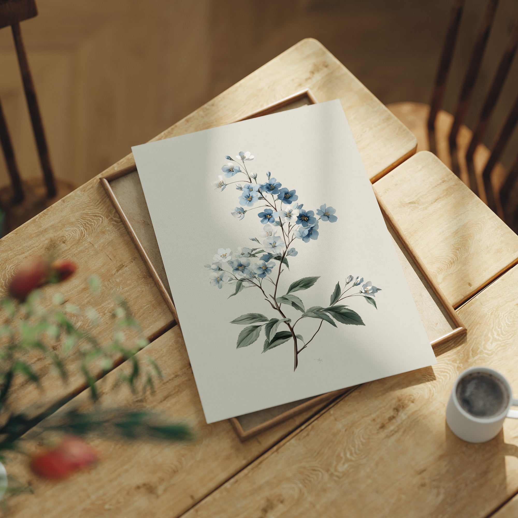 Ethereal Whispers in Powder Blue