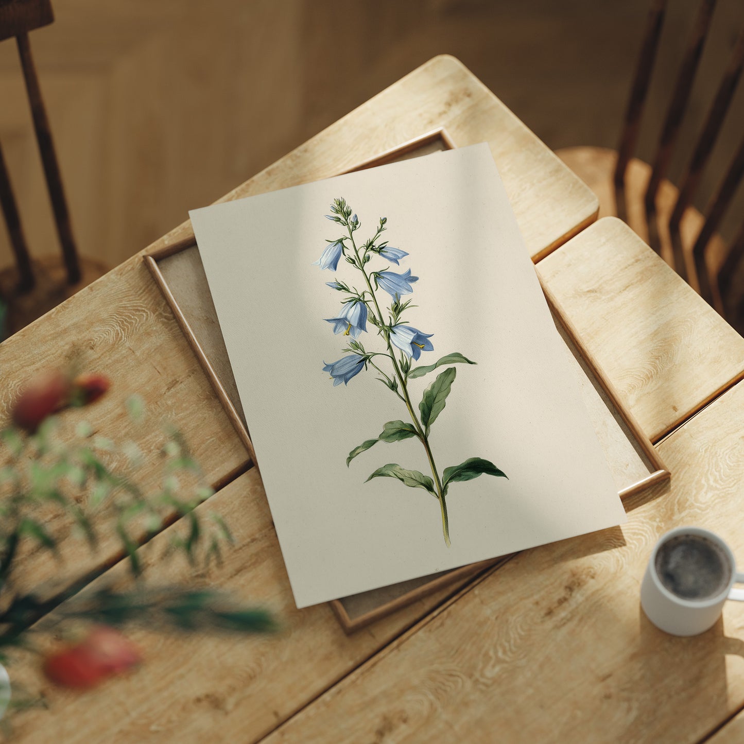 Botanical Elegance: Bellflower's Delicate Symphony