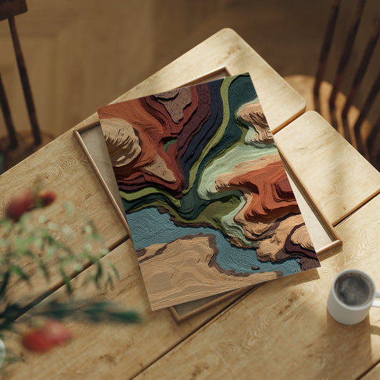 Currents Collide In Autumn Earth