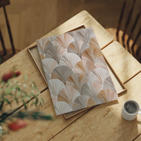 Gilded Feathers Rise In Symmetry