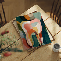Colors Collide Where Brushstrokes Bend