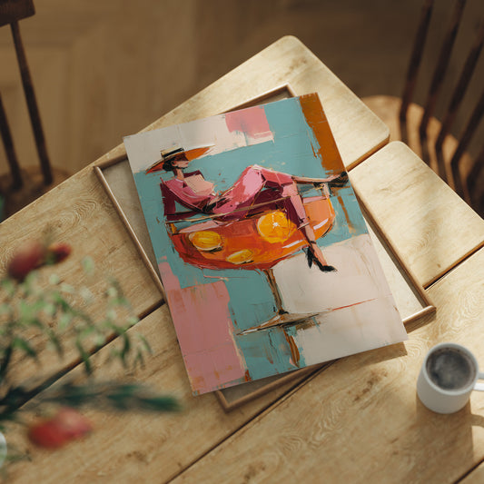 Citrus Hour With Wide-Brimmed Hat