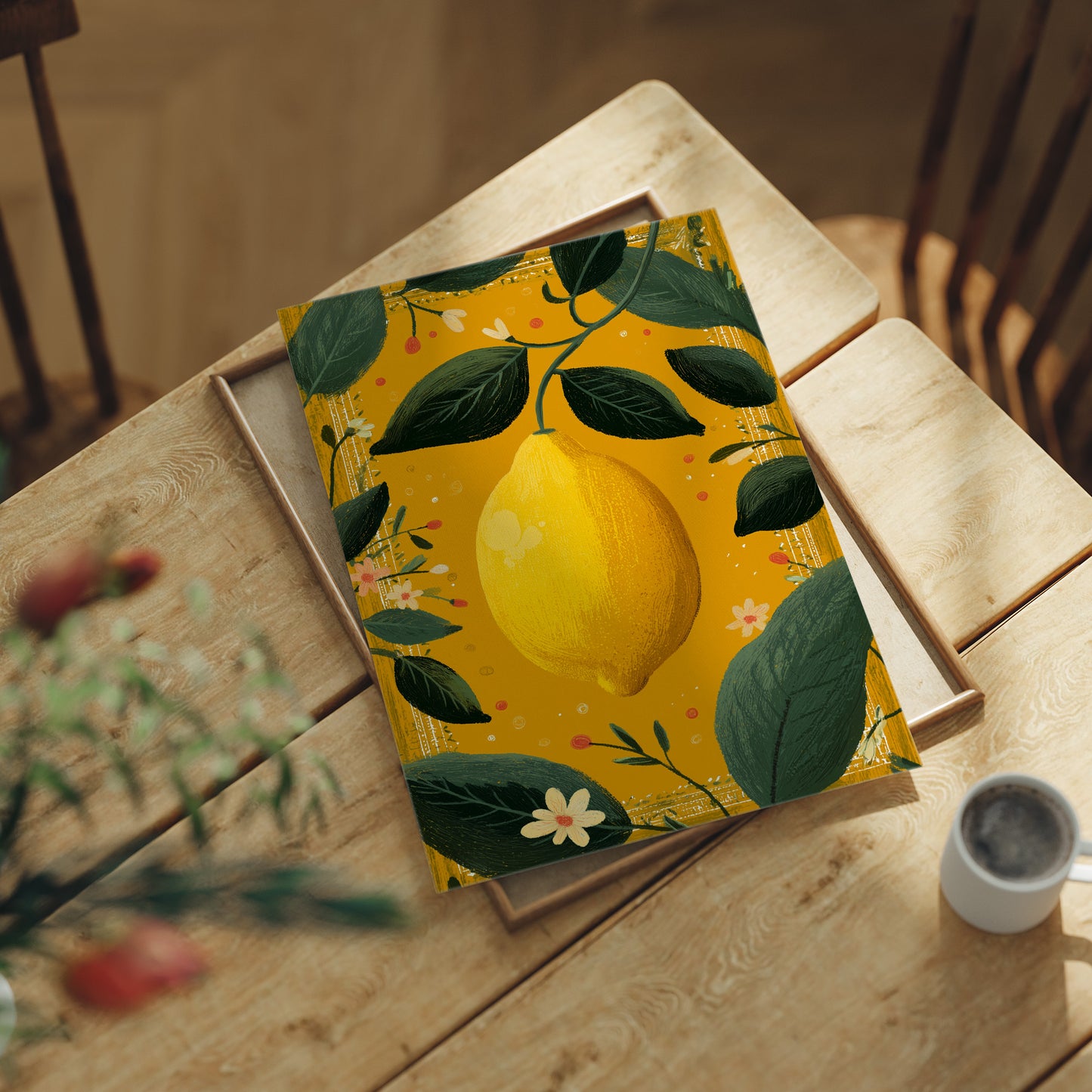 Golden Lemon Hangs In Honeyed Air