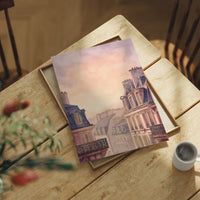 Parisian Rooftops Blush With Dawn