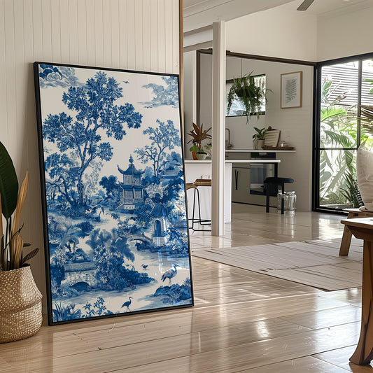 Where Cranes Gather By Blue Pagodas