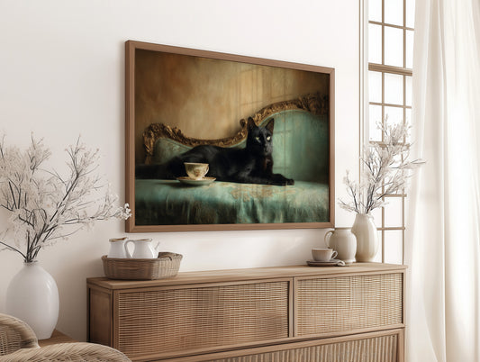 Afternoon Tea on Gilded Velvet