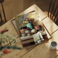 Pottery Gathers Wildflowers At Dawn