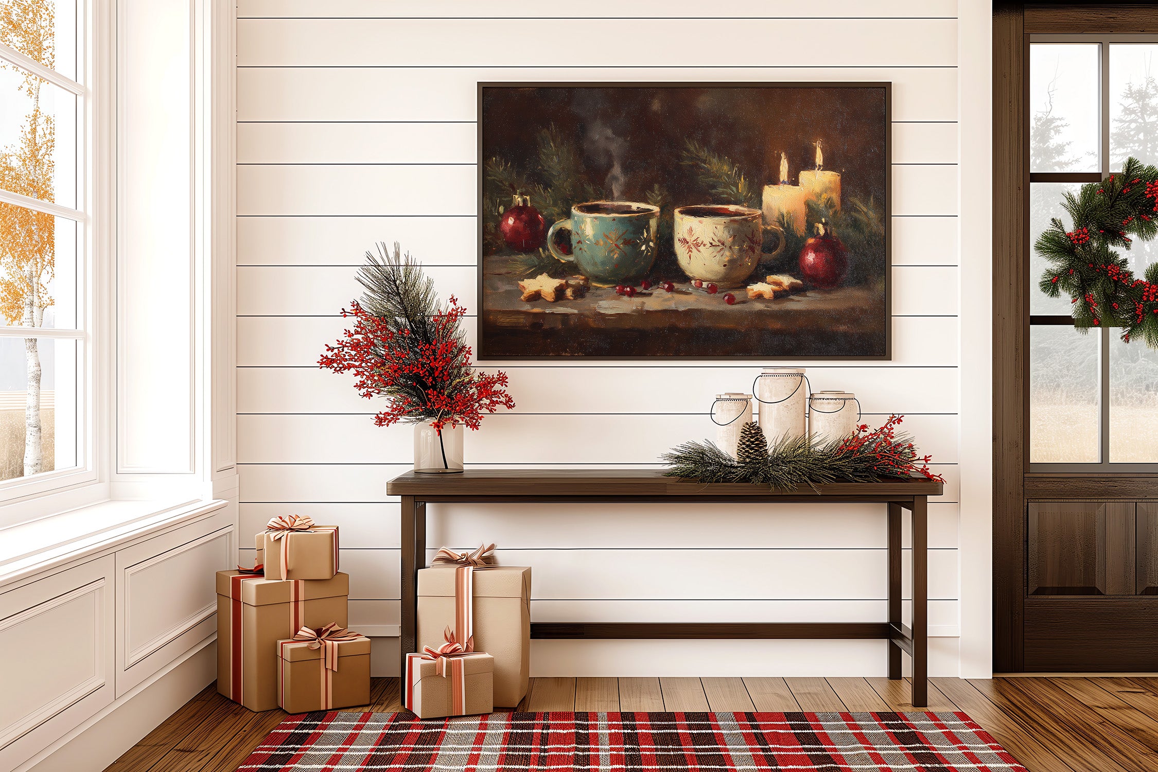 Two Mugs Wait For December's Return