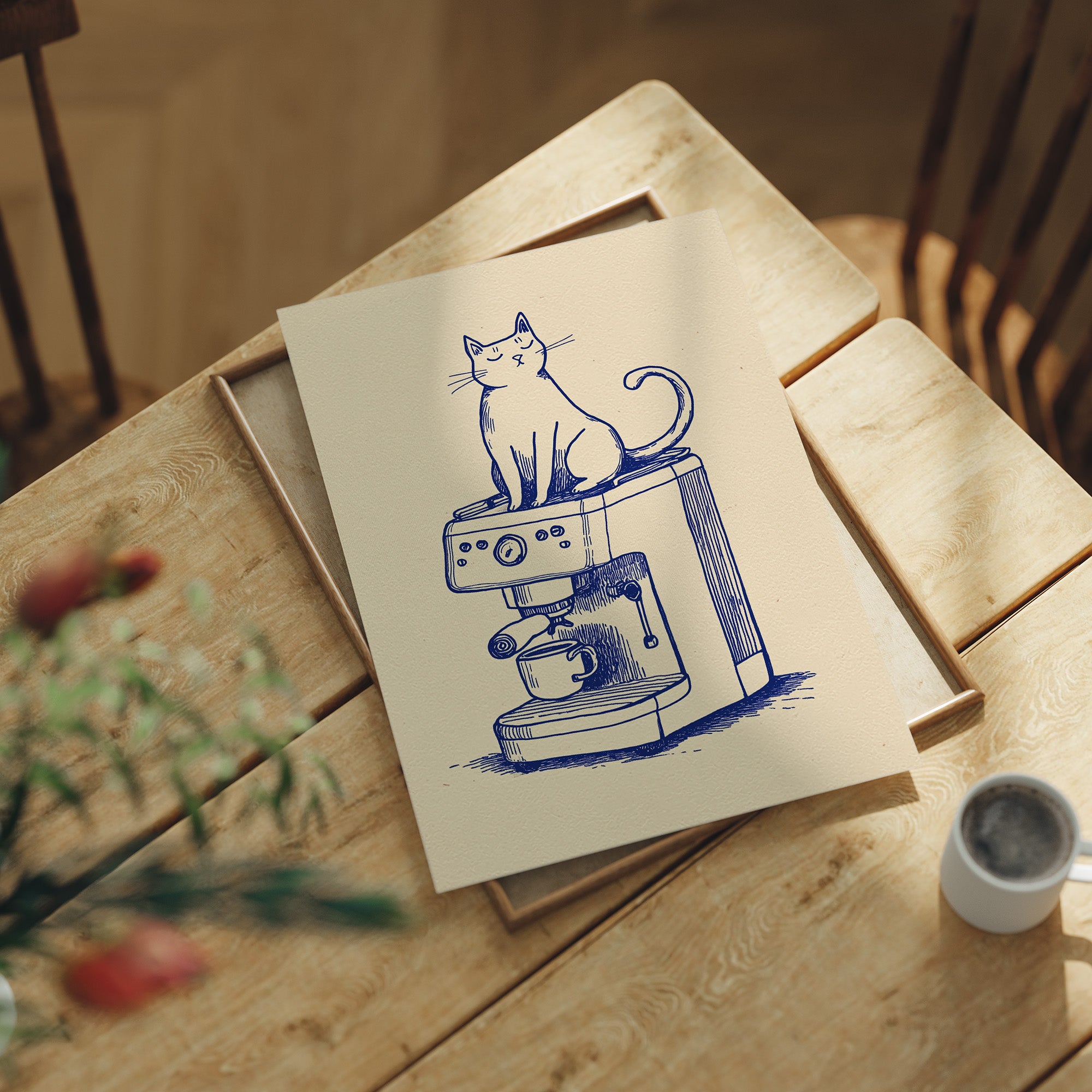 The Cat Who Claimed The Espresso Machine
