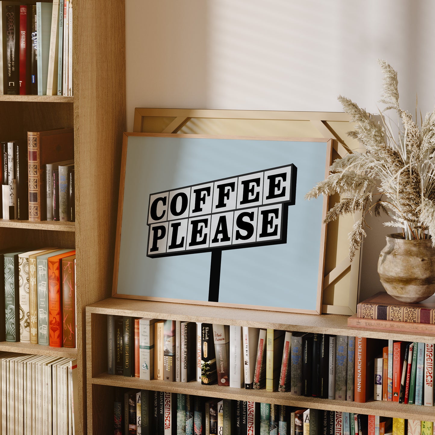 Bold Letters Beg For Caffeine