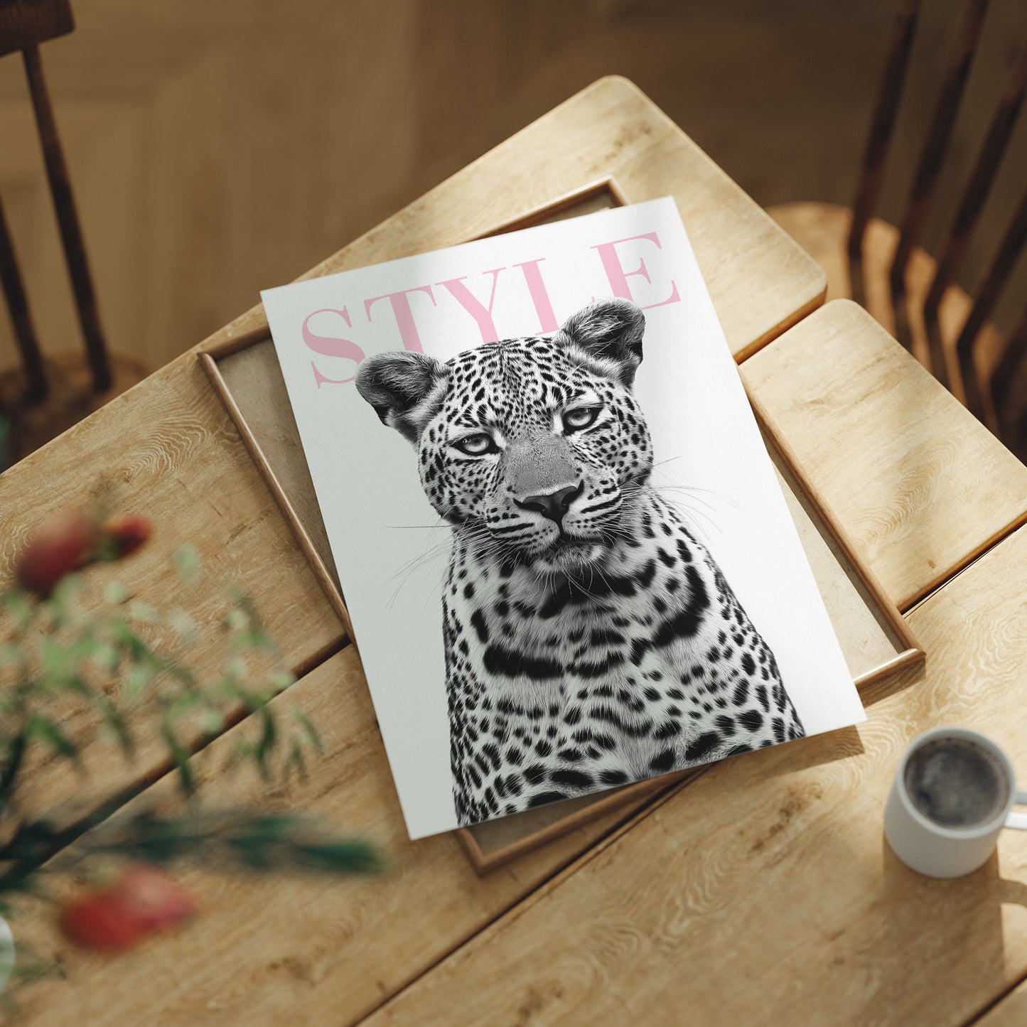 Magazine Cover Stare Holds You Still