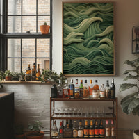 Emerald Waves Dance In Silence