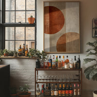 Terracotta Circles Dance At Dusk