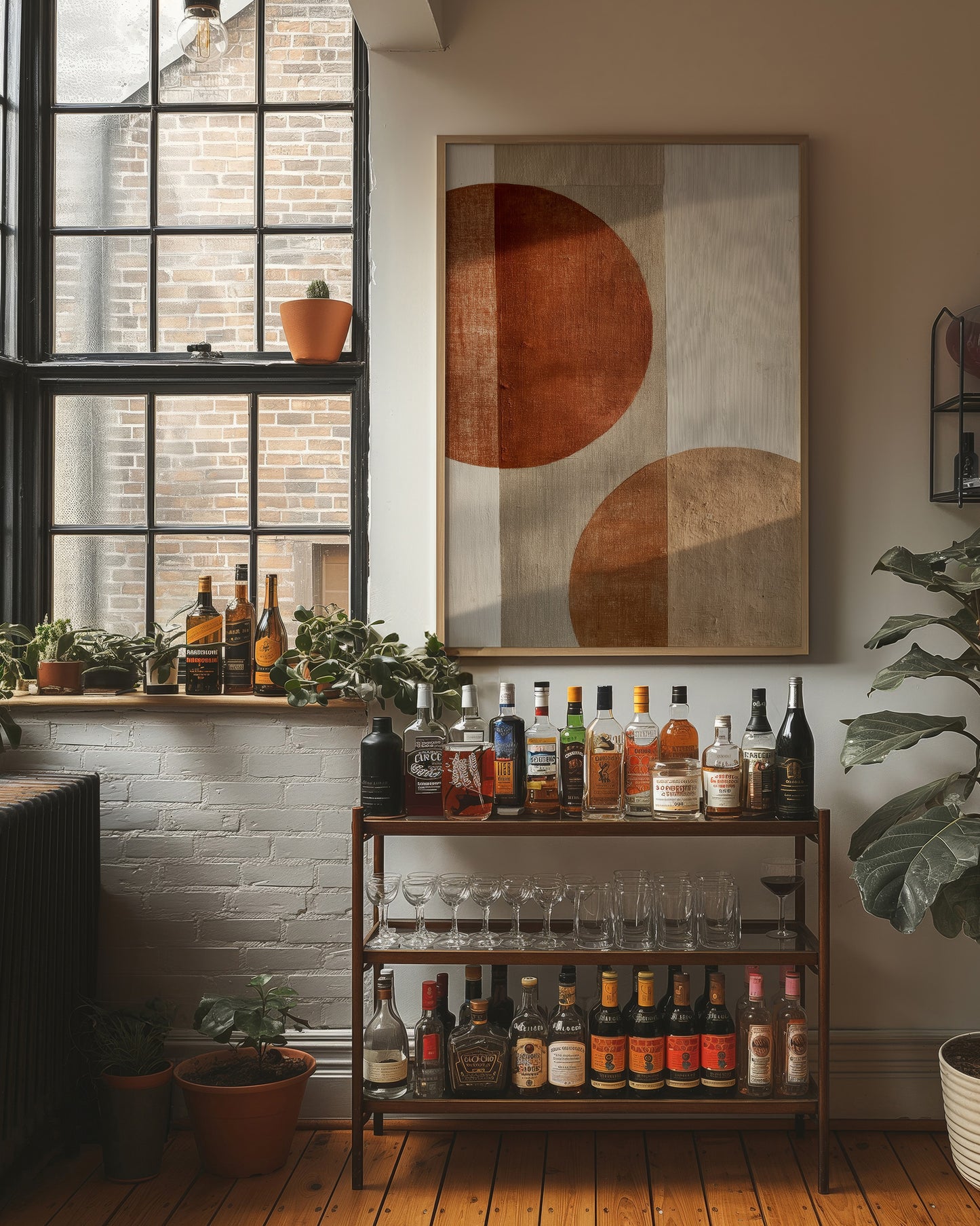 Terracotta Circles Dance At Dusk