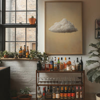 Solitary Cloud Finds Library Peace